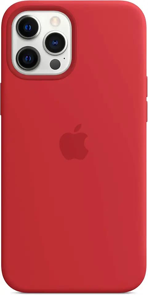 Apple iPhone 12 Pro Max Silicone Case with MagSafe - (Product) RED
