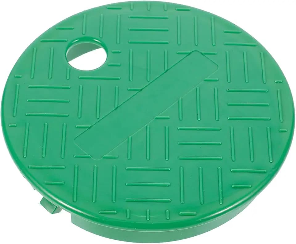 Sprinkler Valve Box Cover Lid Replacement 6.10 X 6.10 X 1.18 in Irrigation Valve Cover for Sprinkler System Lawn and Garden Outdoor Watering Equipment Accessory 1 Pack