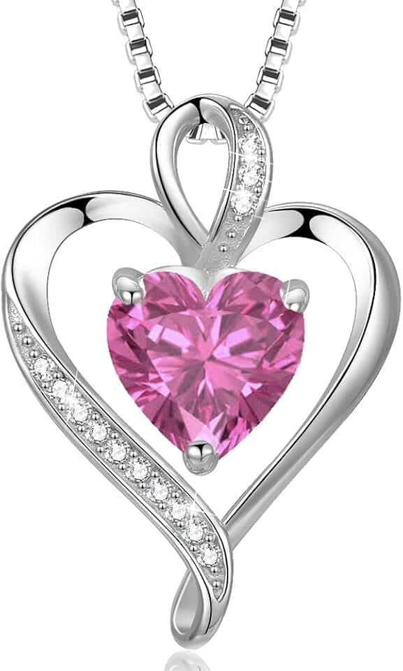 LAVUMO Halskette Damen Silber Herzkette Herzanhänger Schmuck Geschenke