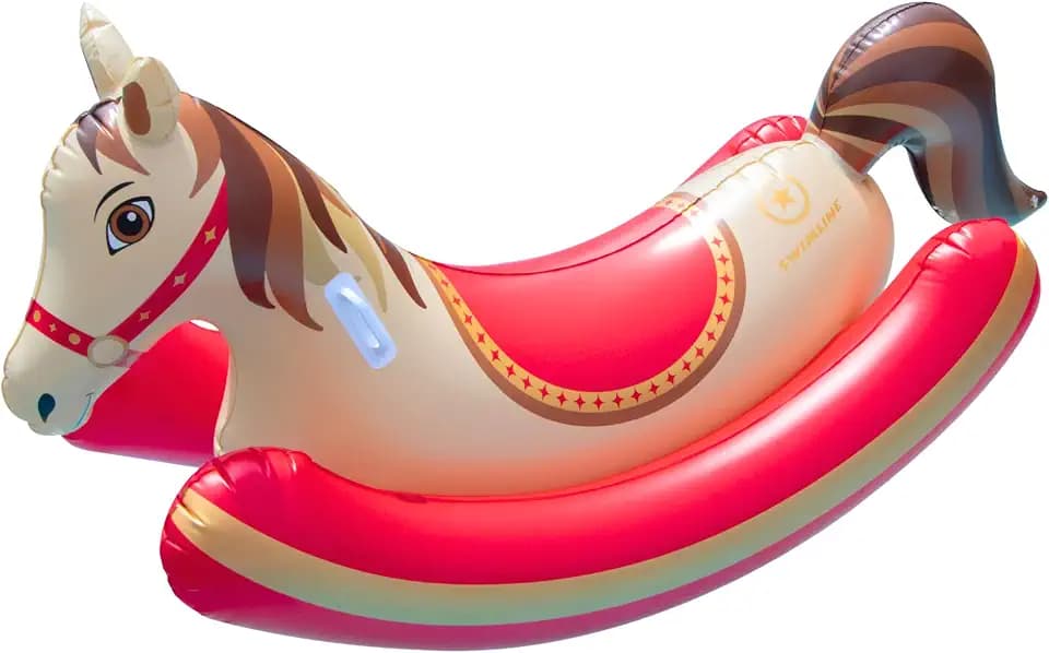 SWIMLINE | Inflatable Rocking Pool Float Ride-On for Kids | Hobby Horse
