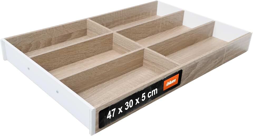 Blum AMBIA-LINE Besteckeinsatz für Schubladen 47cm Holz | Bardolino Eiche