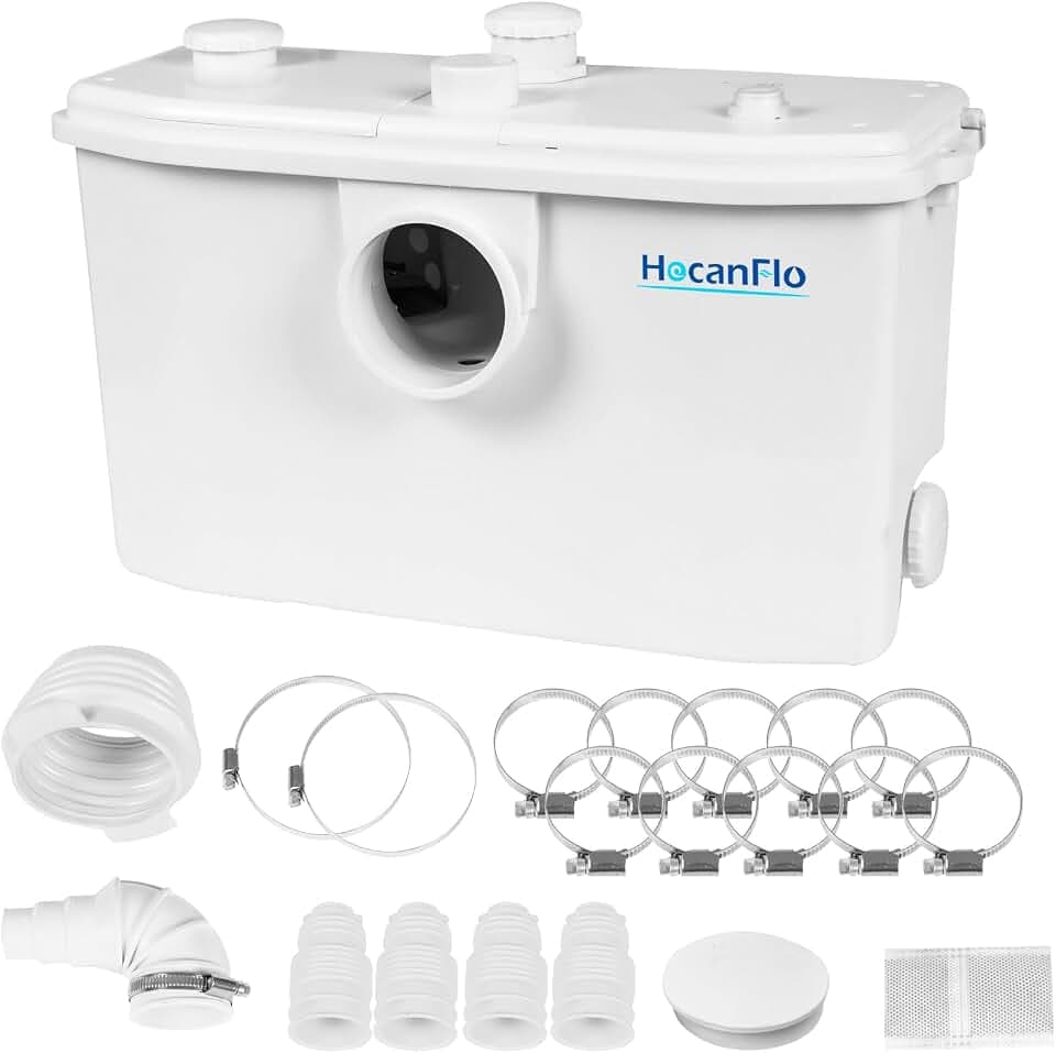 Bomba de agua 750W Schmutzwasserpumpe, Top-Zugang, 4Ein/2Ausl