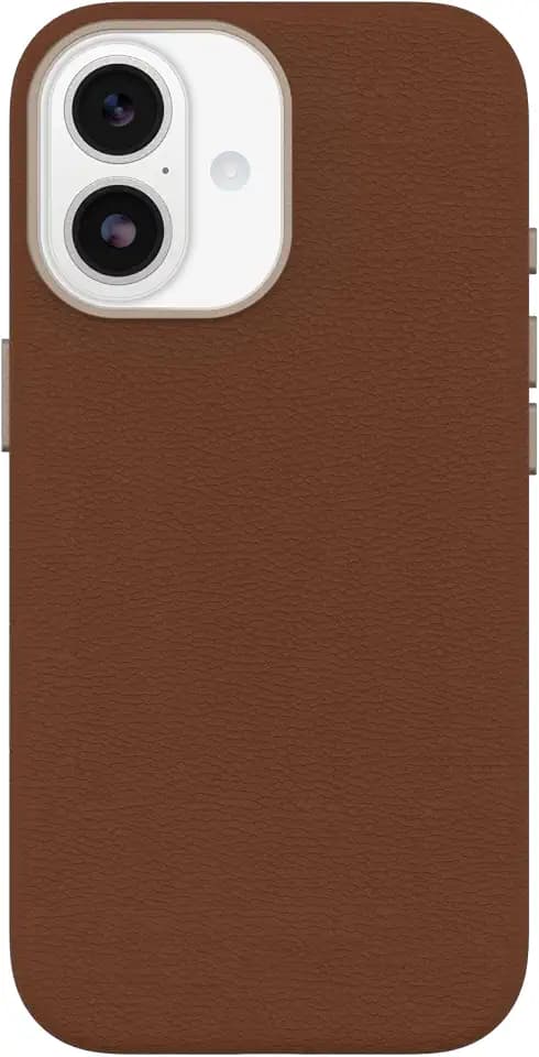OtterBox iPhone 17 Symmetry Series Cactus Leather - Desert Saddle Brown