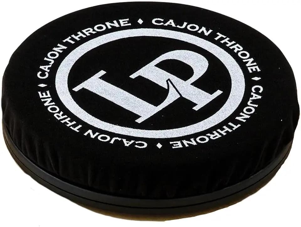 LP Latin Percussion Cajon Throne, Sitzkissen für Cajon, gepolsterter Drehsitz, LP1445