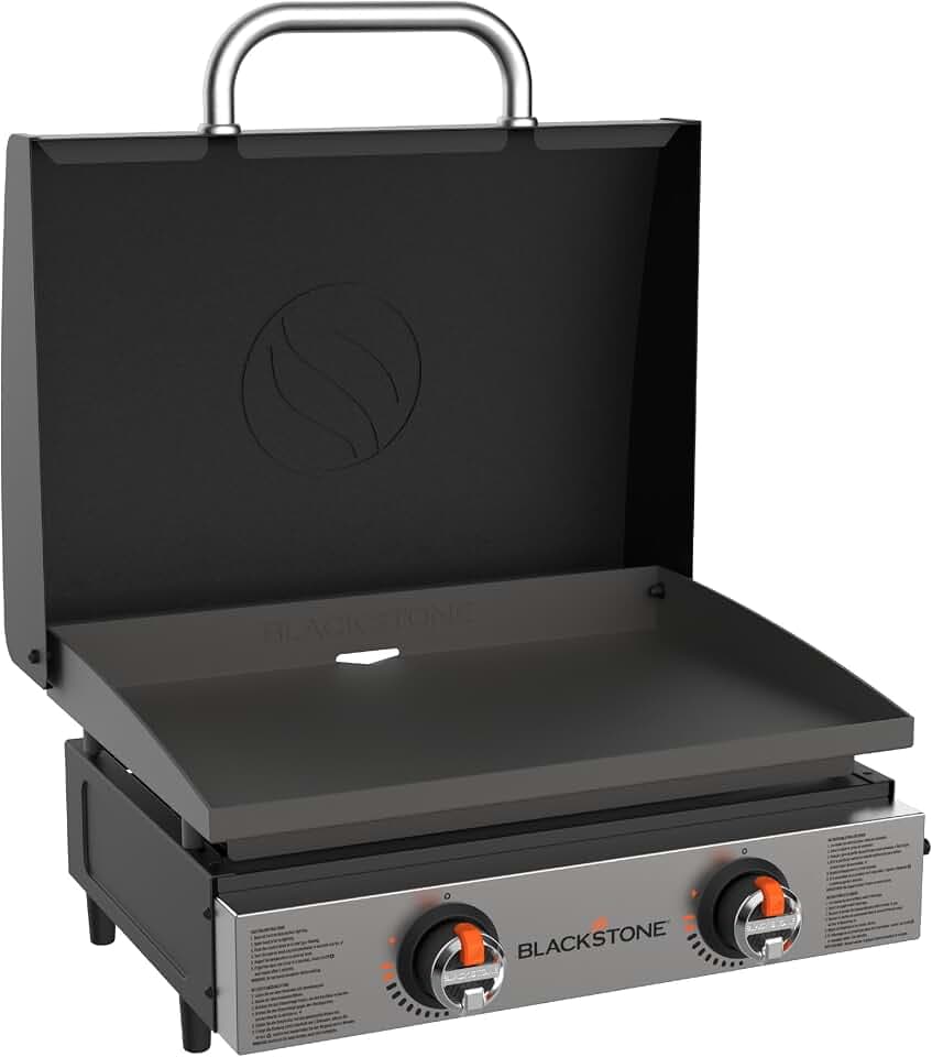 Blackstone 22″ Griddle Tischgrill mit 2 Brennern inkl. Deckel