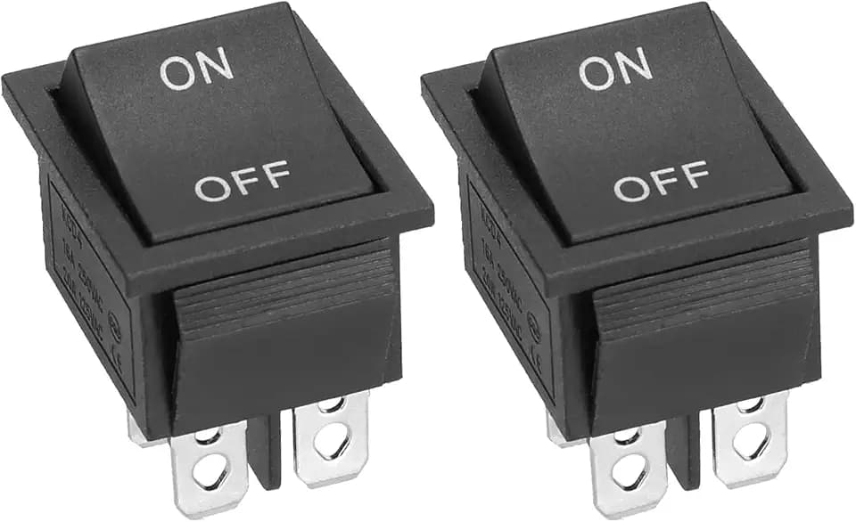 GREHUA On Off Power Switch Replacement for Razor MX500 MX650 MX350 SX500 Mcgrath Dirt Bike Quad Pocket Mod Electric Scooter EcoSmart 4 Wheeler ATV Rocket Motocross Parts 16A 250V 20A 125V 2 Pack