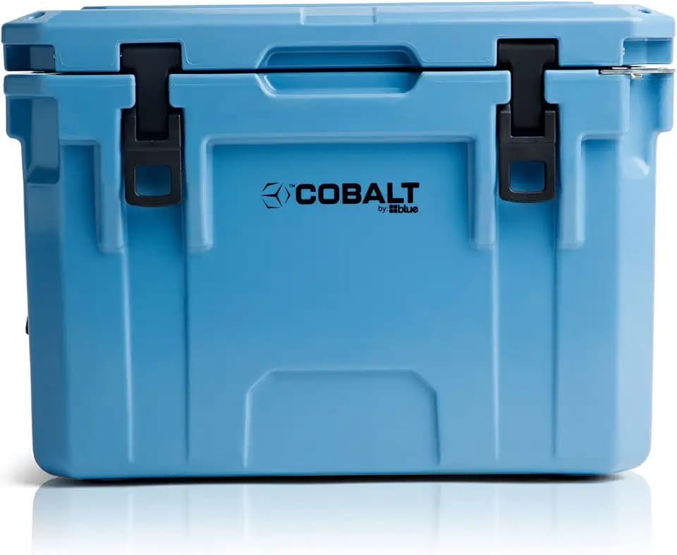 Cobalt 25 Quart Roto-Molded Super Ice Cooler | Large Ice Chest with Long Term Ice Retention |