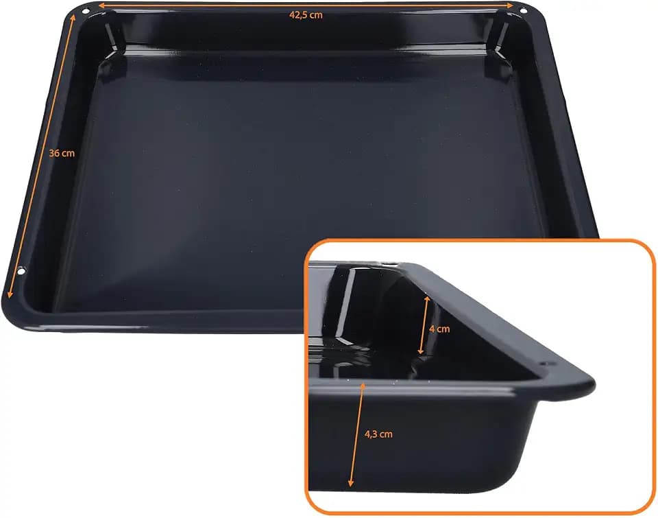 DL-pro Fettpfanne 42,5x36x4,3 cm passend für AEG Electrolux 387028820/0