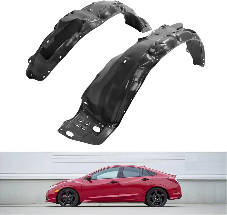 ECOTRIC Fender Liner Compatible with 2012-2015 Civic
