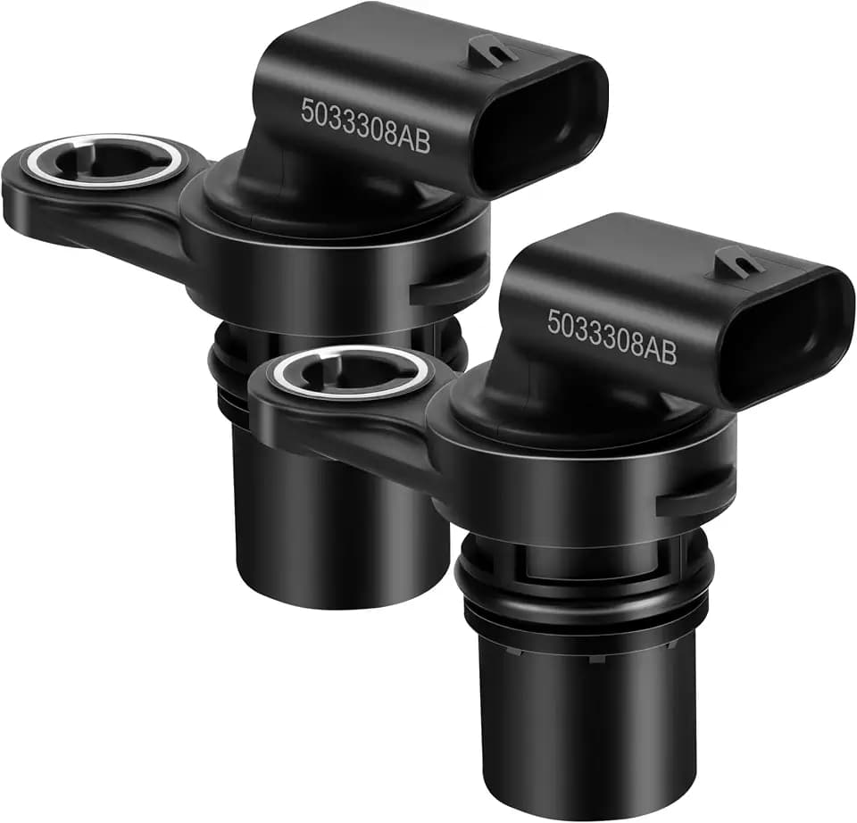5033308AB Camshaft Position Sensor Compatible with Dodge Journey 2009-2017 & Avenger 2008-2014 & Caliber 2007-2012, Jeep Patriot & Compass 2007-2017, Chrysler 200 2011-2017, L4 2.0L 2.4L, Set of 2