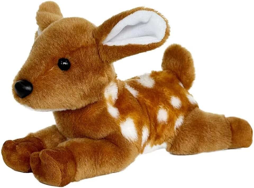 Deer Stuffed Animal for Kids,12 inch Realistic Animal Plush Toy,Plush Gift for Boys Girls Adult Birthday(L-Deer)