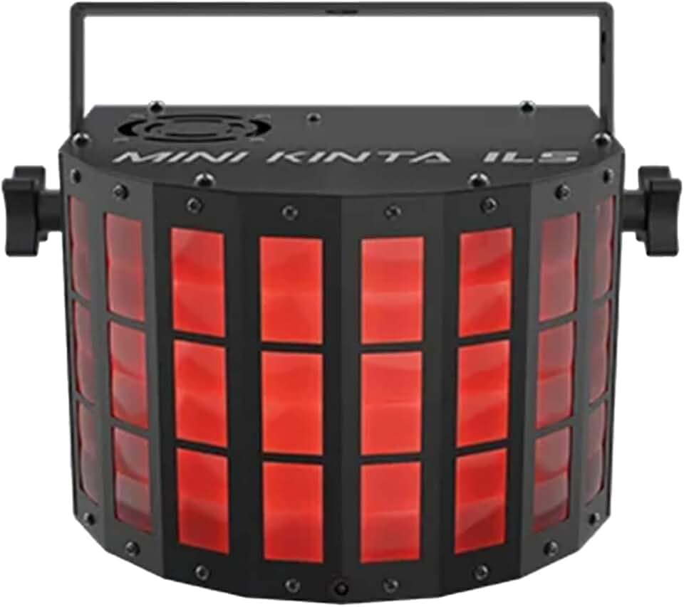 CHAUVET DJ – Mini Kinta ILS Compact LED Derby Effect Light | RGBW Multi-Beam Output Through 48 Lenses | ILS Compatible | DMX & Master Slave | Optional IRC-6 Wireless Control