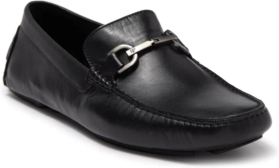 Donald Pliner Victor Men’s Slip-On Driver Shoe – Classic Dress Loafers for Men, Memory Foam Insole, Men’s Driving Shoes for Men, Comfortable Rubber Bottom Dress Shoes