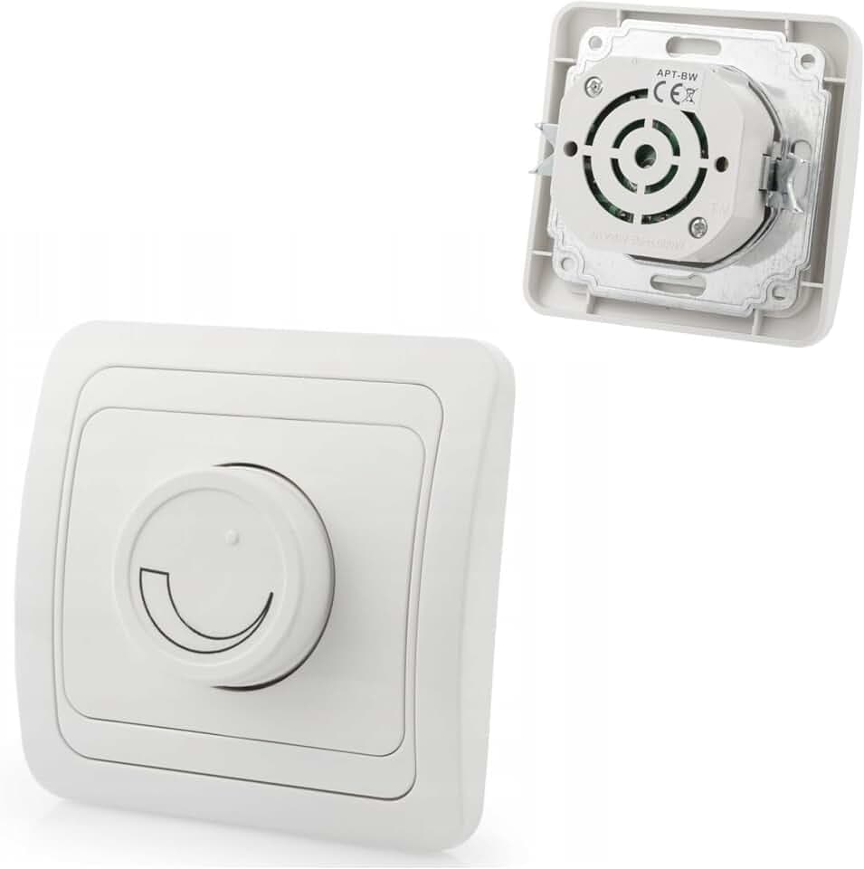 Dimmer - 600W - Steckdose - Schalter - Taster - Drehfunktion