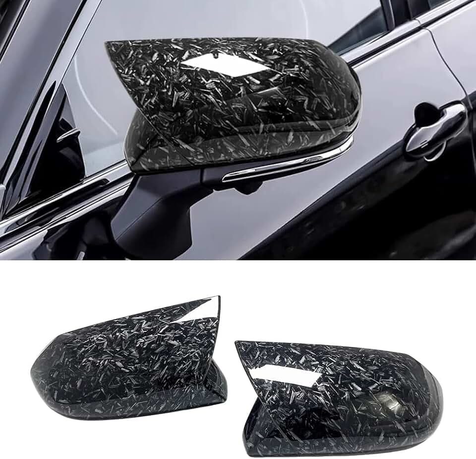 MAXDOM Side Mirror Covers Fit for Toyota Camry 2018-2025, Alavon 2019-2022