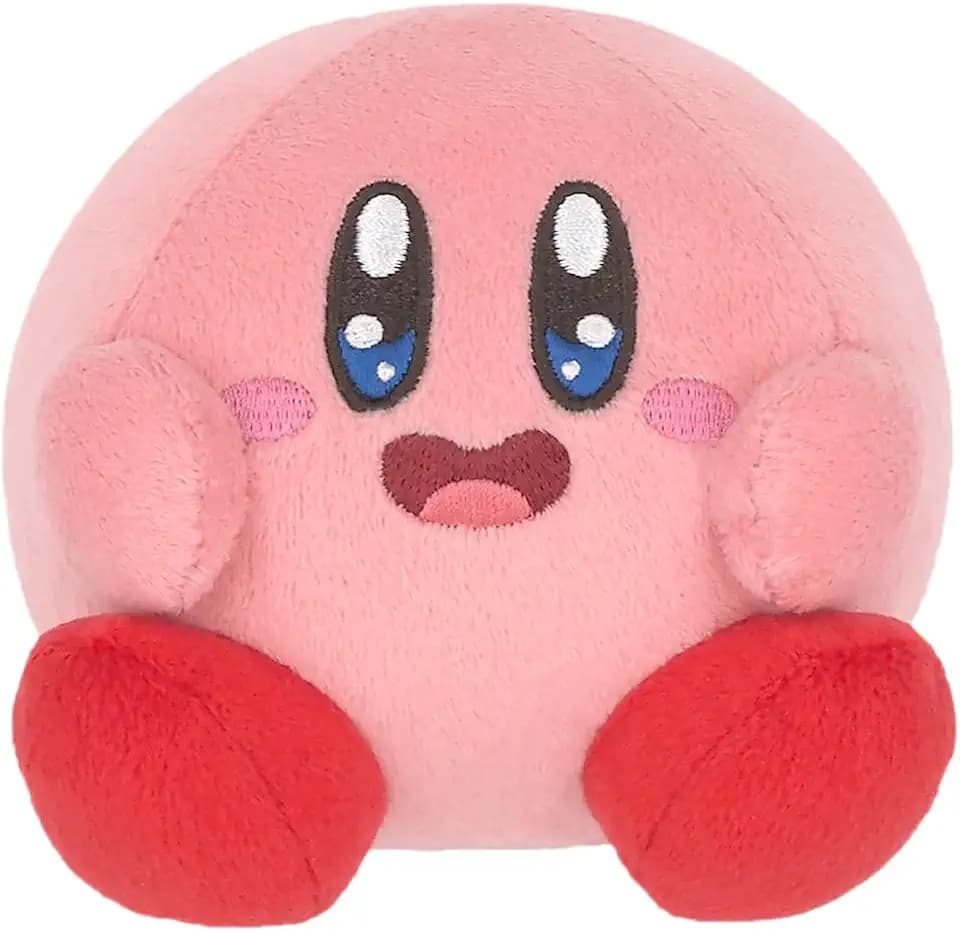 Little Buddy 1963 Kirby's Adventure Kirby Pink Watery Eyes Plush