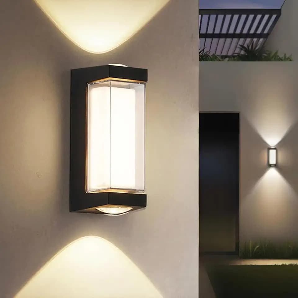 Aussenlampe Hauswand Lampen für Terrasse Wand 10W Warmweiß