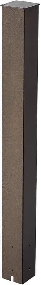 VEVOR Mailbox Post, 43 x 4 x 4 Inches, Steel In-Ground Mounting Mail Box Stand with Powder Coating Surface, Heavy Duty Metal Post Sleeve Kit for Outside Curbside Residential Use, Easy Install, Bronze