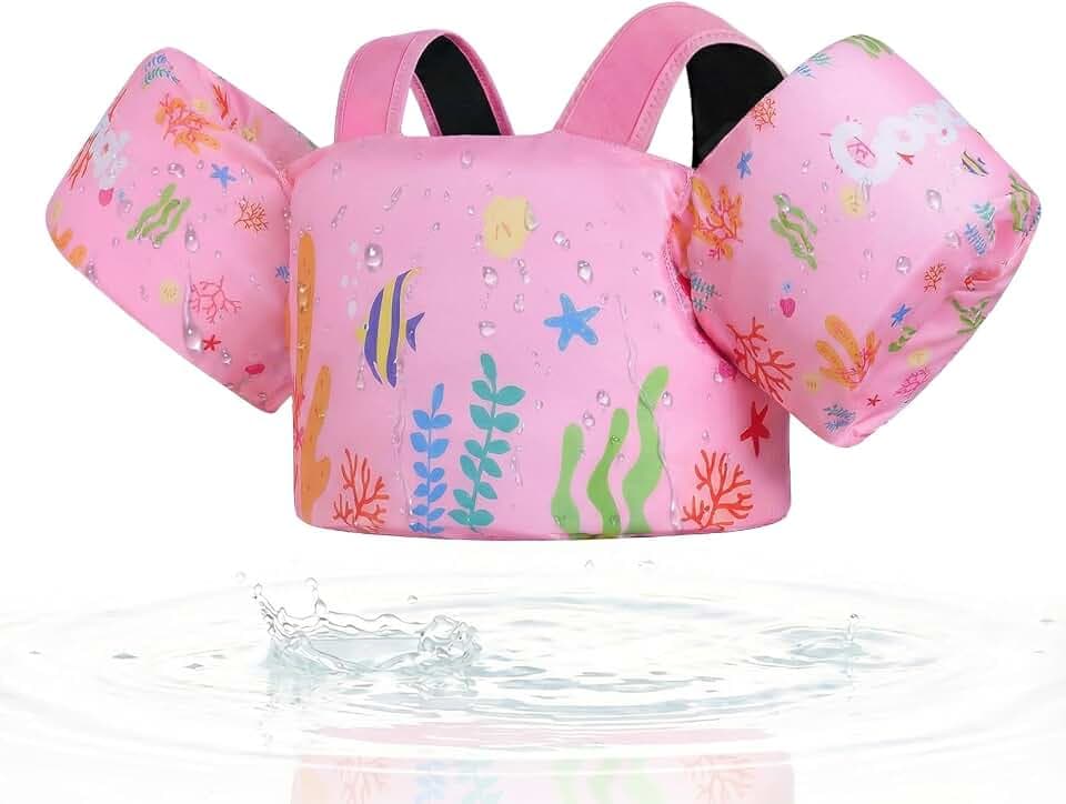 Gogokids Puddle Float Jumper 24-66 Pounds, Toddler Swim Vest Kids 1-6 Years