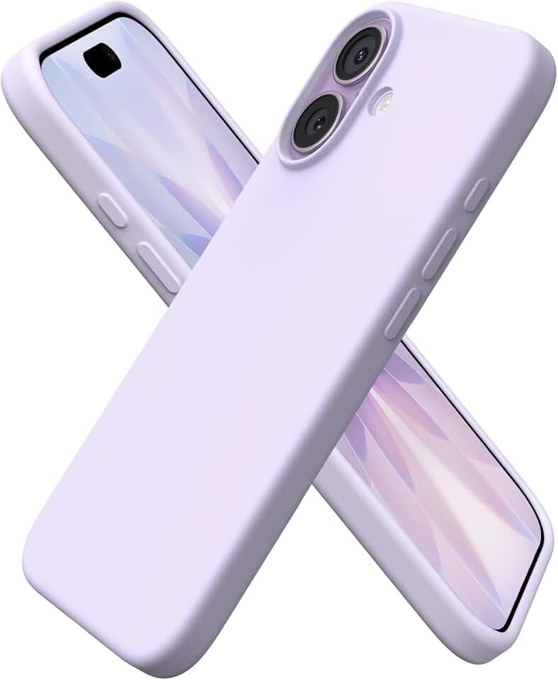 ORNARTO für iPhone 17 Hülle aus Silikon 6,3 Zoll - Lavendel