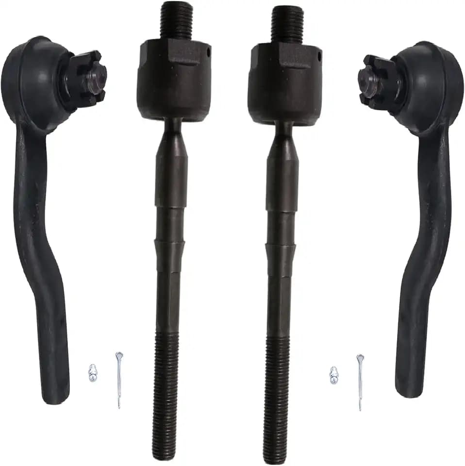 4 Front Tie Rods for Ford Fusion, for Lincoln MKZ Zephyr, for Mercury Milan
