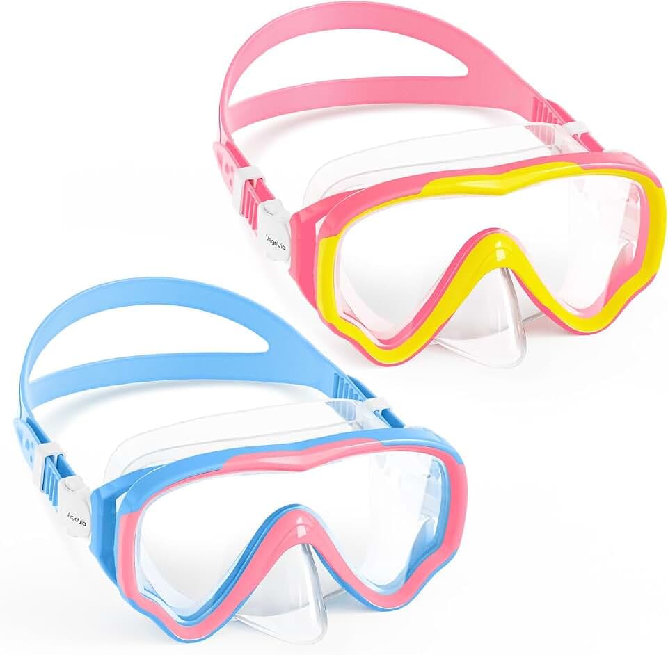 VegoVia Kids Swim Goggles with Nose Cover Swim Mask