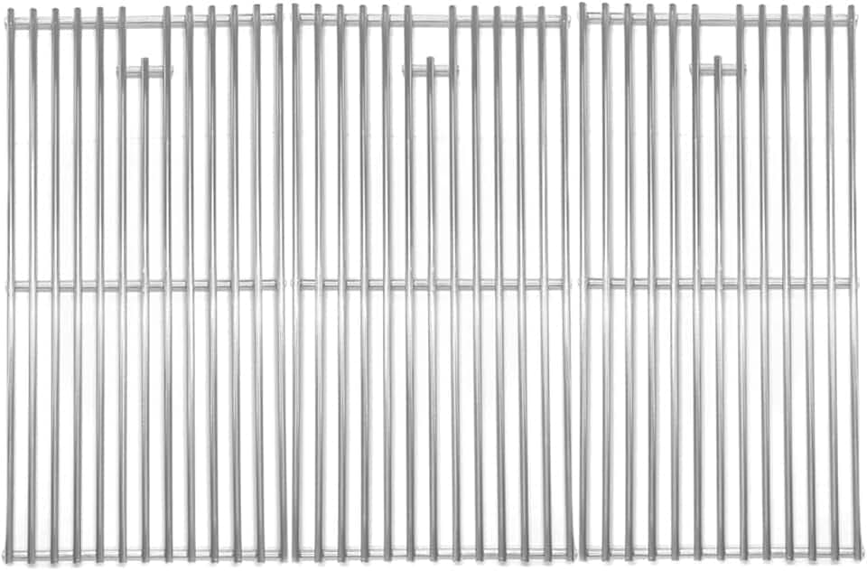 Monument Grills 97888 3-Pack Stainless Steel Cooking Grids for 4-Burner Grill 77352, 24633, 24367, 41847NG, 35633, 35633R, 35633G, 35633B, D405, D425, 17.7×28.3 Inch
