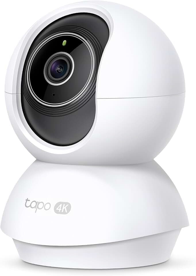 Tapo C250 4K Überwachungskamera Innen 360°, Lokale KI-Erkennung & Bewegungsverfolgung mit Zoom, IR-Nachtsicht, Privatsphäre-Sperrzone, Micro-SD oder Cloud Speicher, Haustier & Babyphone mit Kamera