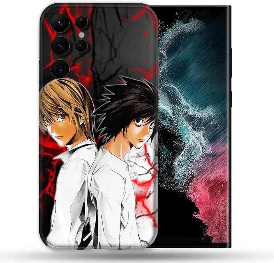 Schutzhülle für Samsung Galaxy S22 Ultra Manga Death Note Duo
