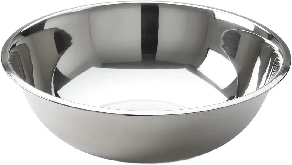 American Metalcraft 20 qt Stainless Steel Mixing Bowl,Silver