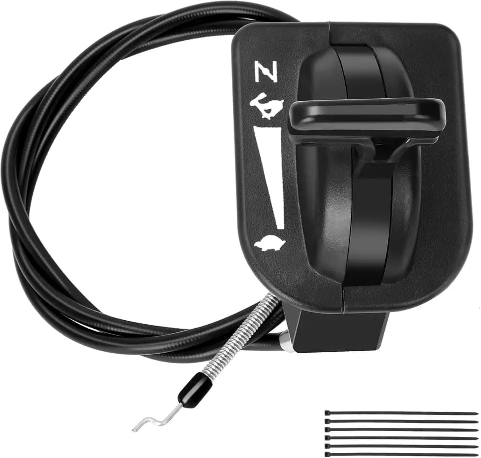 746P06891 Throttle Choke Cable Compatible with Cub Cad-et ZT1-54 ZT1-50 ZT1-46 ZT1-42 ZT2-60 ZTS1-50 ZTS1-46 ZTS1-42 ZTS2-54 ZTS2-60 KH FAB Lawn Mower, 51" Engine Control Cable 746-06891 Parts