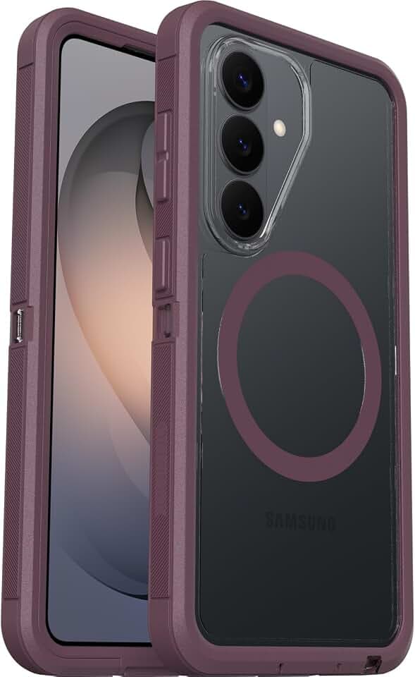 OtterBox Defender Pro XT Hülle für Samsung Galaxy S26, Transparent/Lila