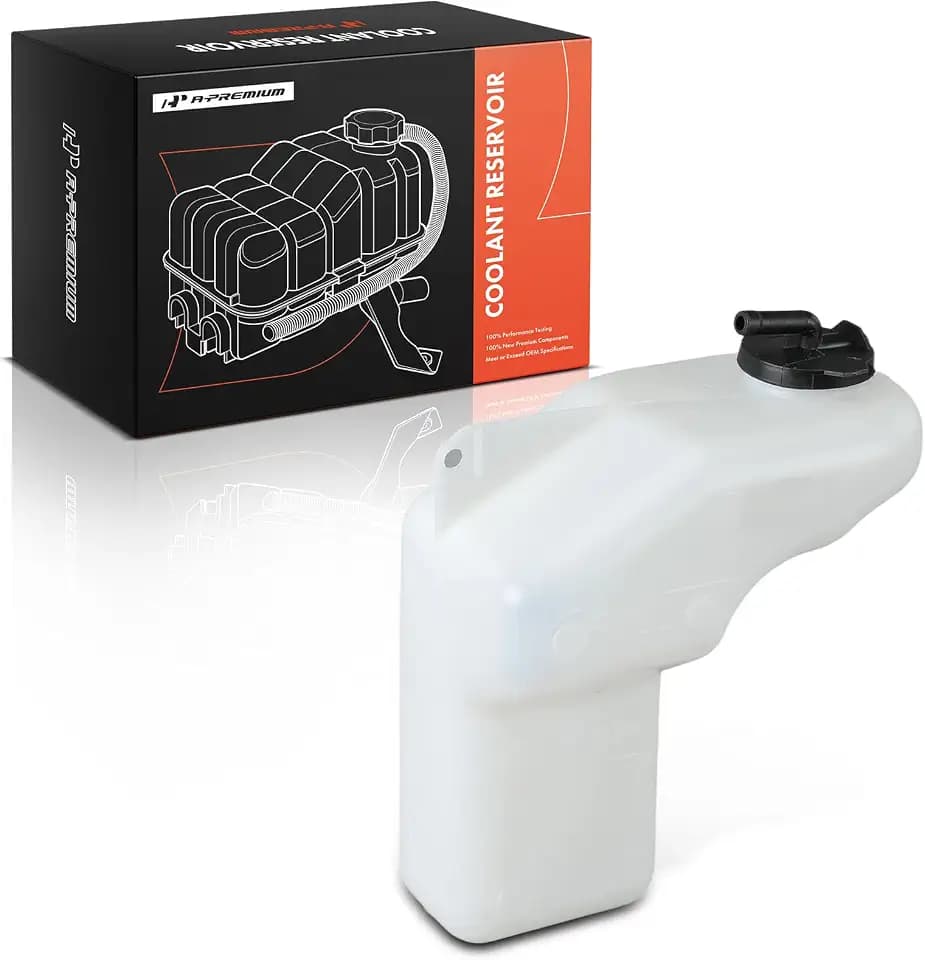 A-Premium Engine Radiator Coolant Expansion Overflow Reservoir Tank W/Cap