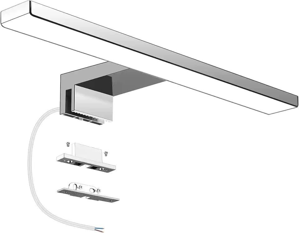 Aourow LED Spiegellampe Badezimmer Spiegelleuchte 5W 300mm 500lm Badleuchte Neutralweiß 4000k,Spiegellampen Spiegel Badezimmerschrank 230V,LED Badspiegelleuchten Badezimmerspiegel(kein Schalter)