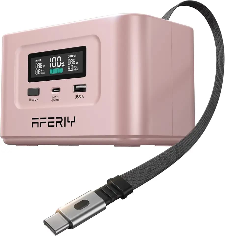 AFERIY Nano100 31000mAh Portable Power Bank Station 100W PD Charger