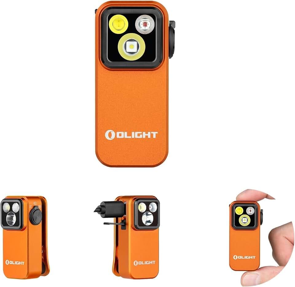 OLIGHT Oclip Pro Mini clip EDC-Taschenlampe mit Wiederaufladbare 500LM 120M