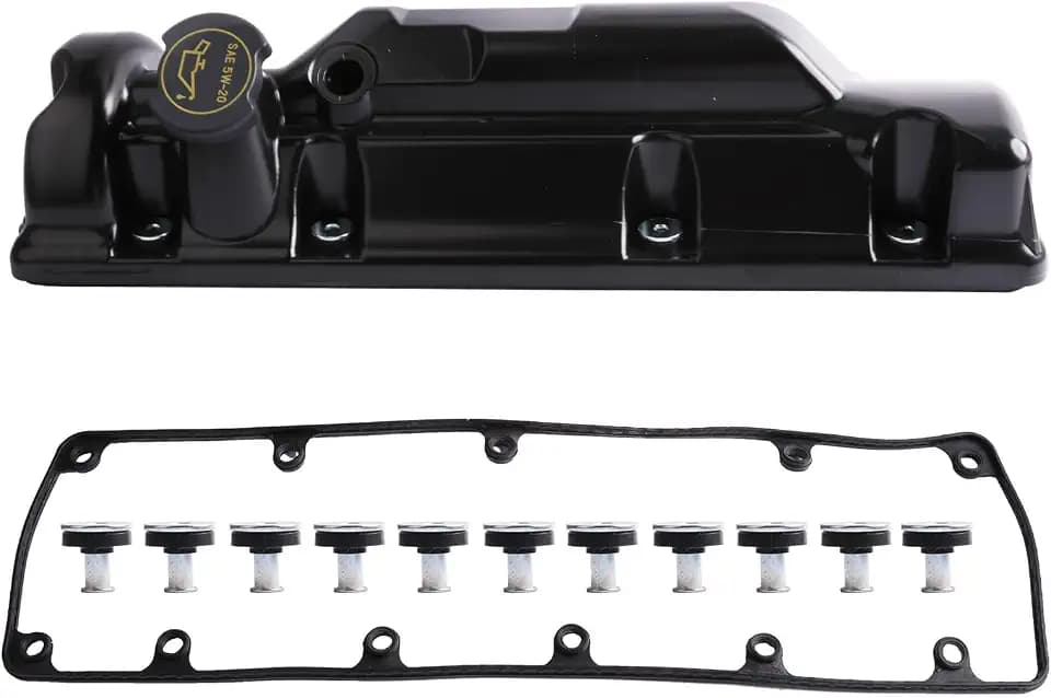 MITZONE Right Side Aluminum Valve Cover Kit Compatible with Ford E-150 E-250 F-150 Crown Victoria for Mercury Grand Marquis for Lincoln Town Car 4.6L V8 2006-2014