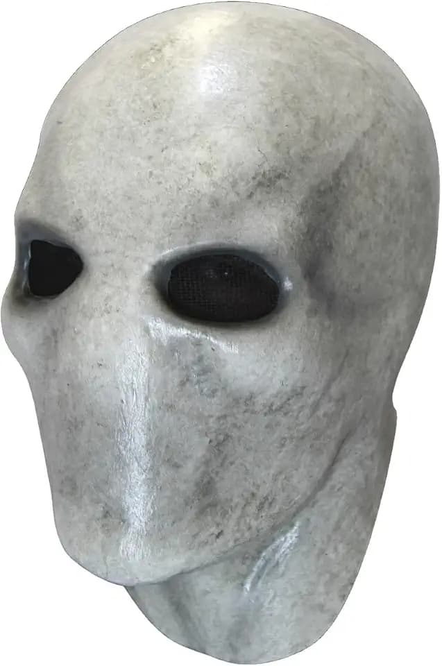 Ghoulish Productions Silent Stalker: Slender Man Pale Latex Mask – Ultimate Creepypasta Cosplay for Adults