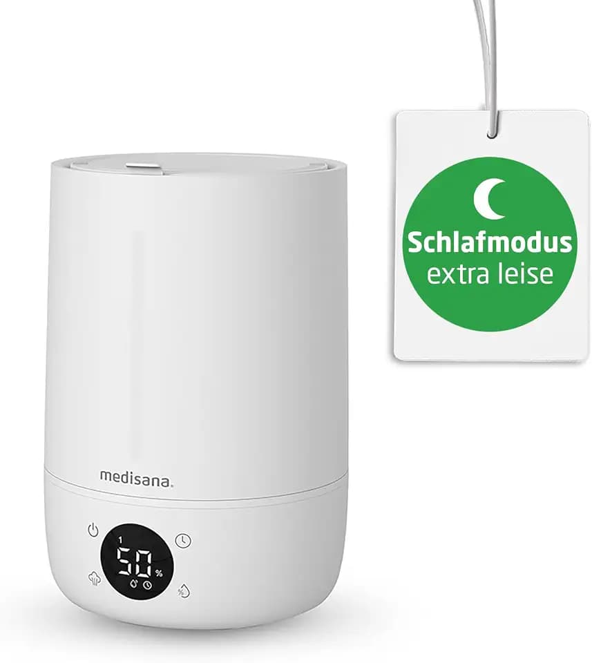 medisana AH 663 Luftbefeuchter mit Hygrometer und Ultraschall-Technologie