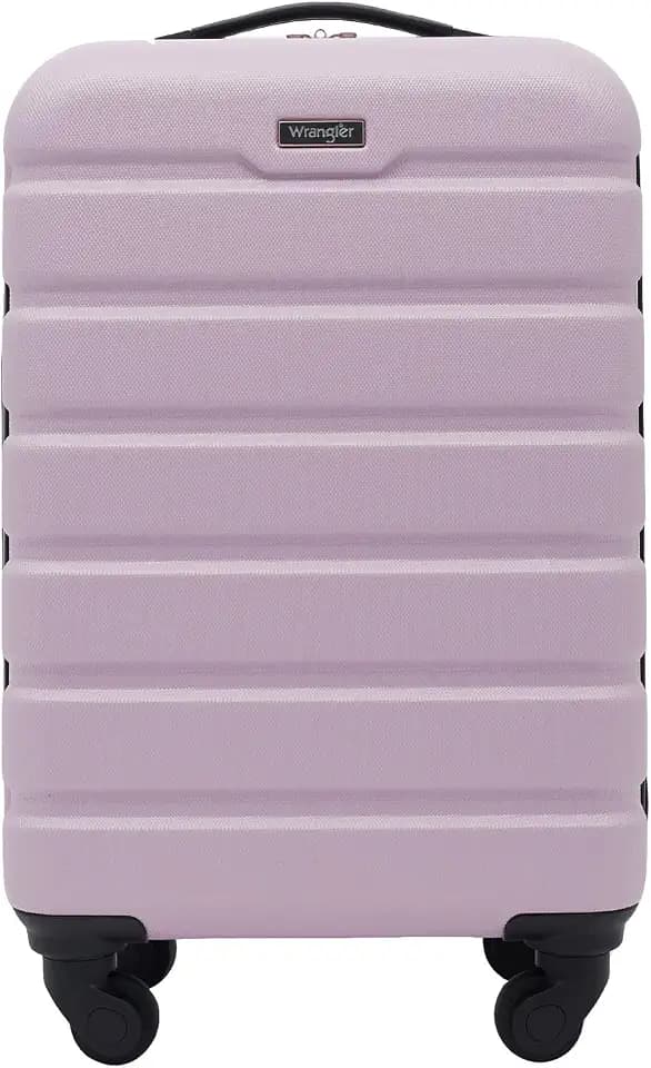 Wrangler 22" Hardside Spinner Carry-On Luggage, Lilac