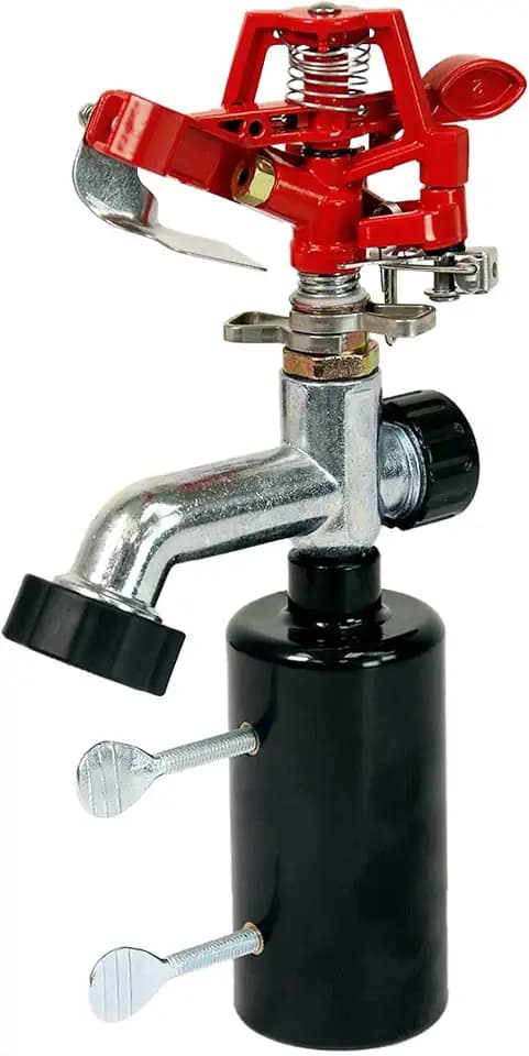 CHAPIN 4984 T-Post Impact Sprinkler, 360-Degree Coverage up to 85 Ft
