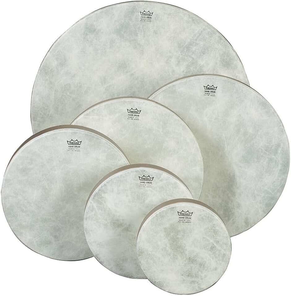 Remo World Percussion - Rahmentrommel - 10" x 2" - Acousticon Kessel, Fiberskyn 3 Fell, Walnut Finish - HD-8510-00