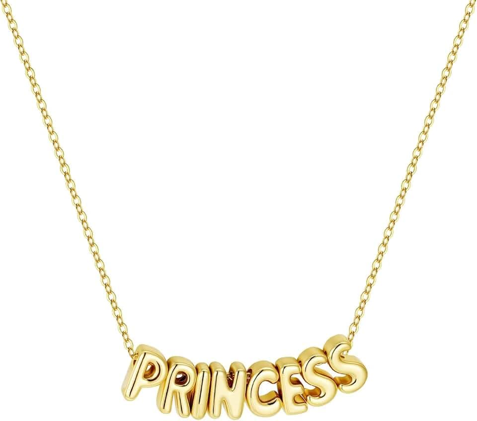 M MOOHAM Custom Name Necklace, Name Necklaces for Women Trendy Jewelry Gift