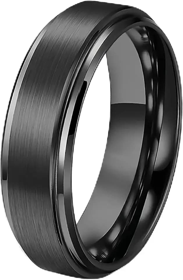 Stainless Steel Wedding Band Ring For Men Women Matte