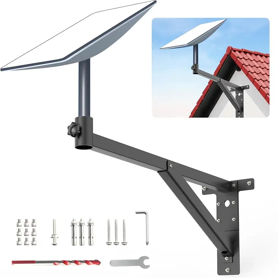 Starlink Long Wall Mount - Thickened Mounting Pole Kit for V2 Starlink