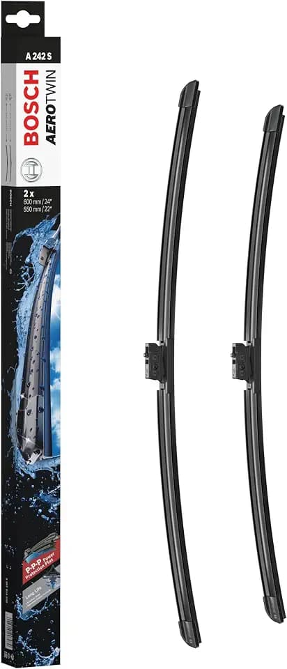 BOSCH 3397014242 AeroTwin Wiper Blade Combo Pack - Set of 2 (24" & 22")
