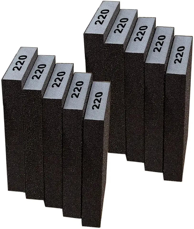 Sanding Sponge 220 Grit Sanding Block - Drywall Sanding Block for Wood