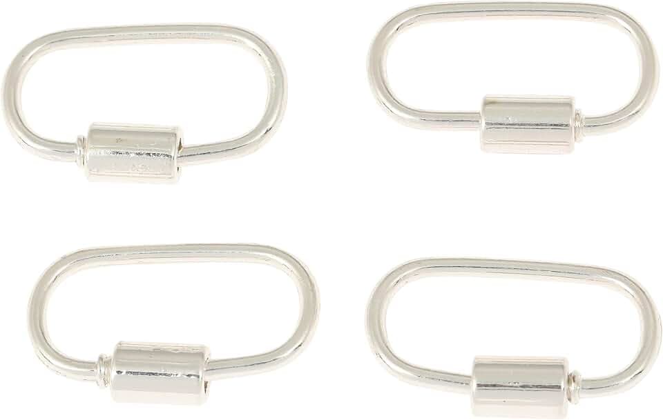 Bead Landing Carabiner Screw Closures 4pc