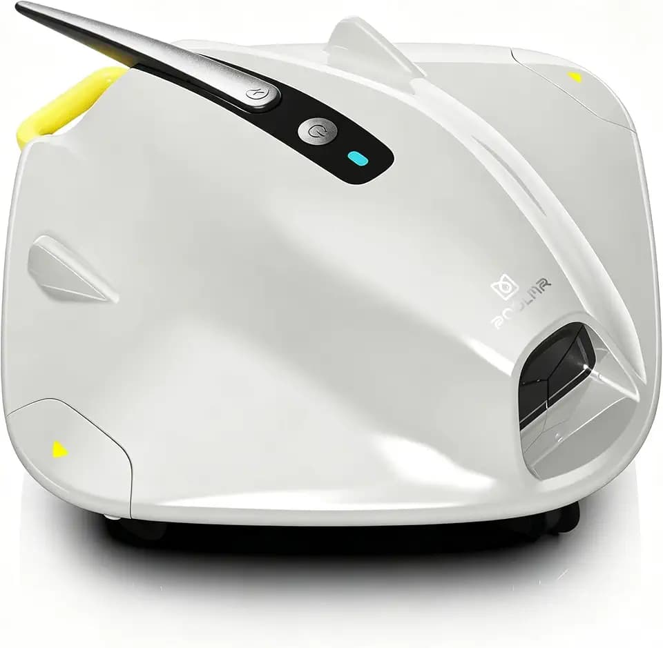 Robot Pool Vacuum for Above Ground Pool,Off-White