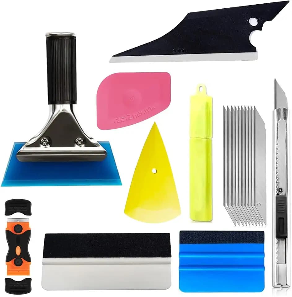 Mandark 18PCS Car Window Tint Tool Kit with Squeegees and Knife